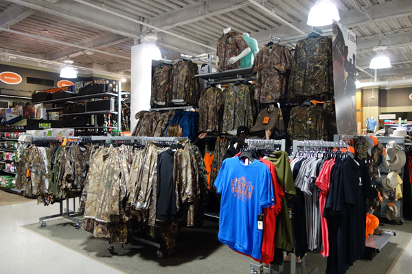 BTEXCO made Hunting Apparel in Dicks Sporting Store in Tarrytown,New York,  USA